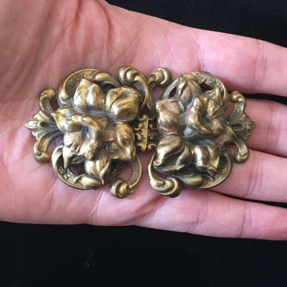 Antique | Accessories | Antique Art Nouveau Daffodil Belt 